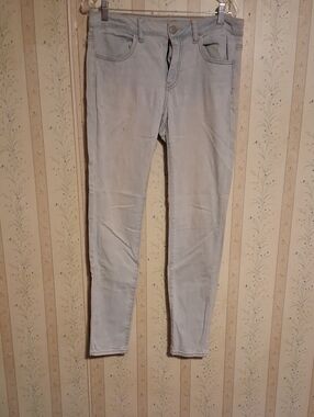 American Eagle Outfitters Straight Leg Jeans in Light Blue "jeggings"